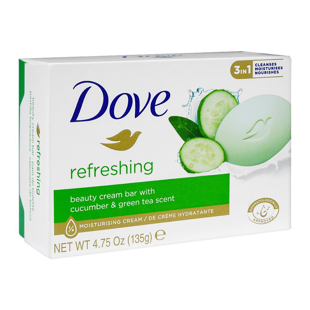 Dove Soap Cucumber With Cucumber & Green Tea Scent 135g