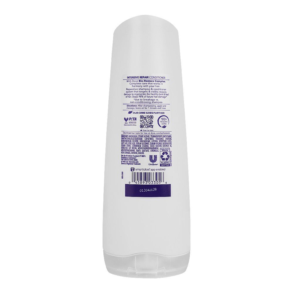 Dove Ultra Care Intensive Repair Conditioner For Damaged Hair 355ml