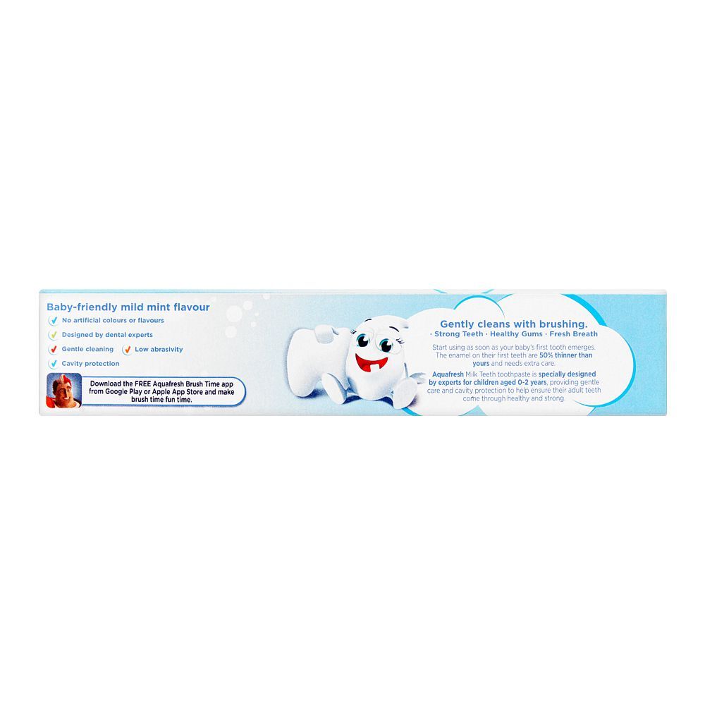 Aquafresh Milk Teeth Toothpaste, 0-2 Years, 50ml