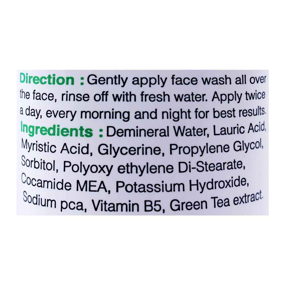 YC Whitening Face Wash Gareen tea Extract 100ml