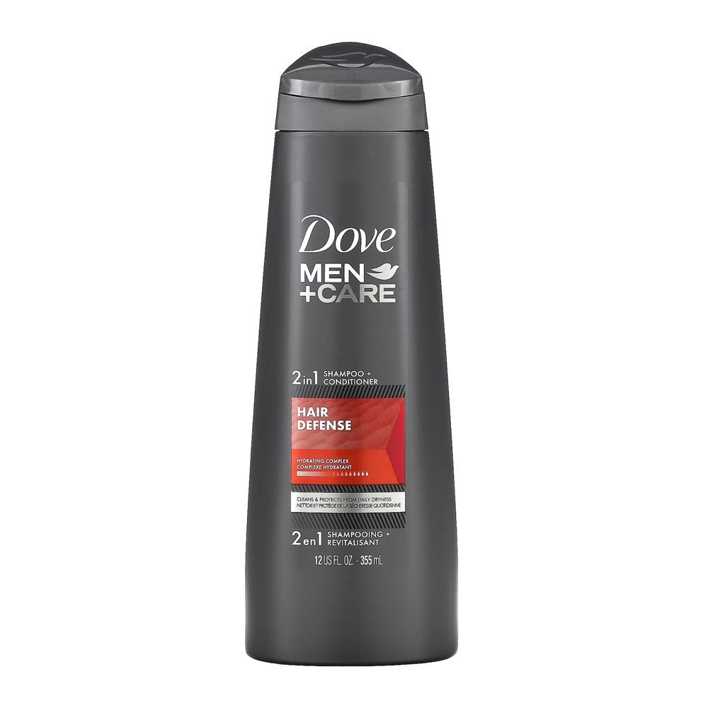 Dove Men+ Care Hair Defense 2-In-1 Shampoo + Conditioner 355ml
