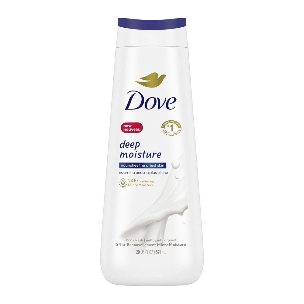 Dove Deep Moisture Nourishes The Daries Skin 24HR Micro Moisture Body Wash 591ml
