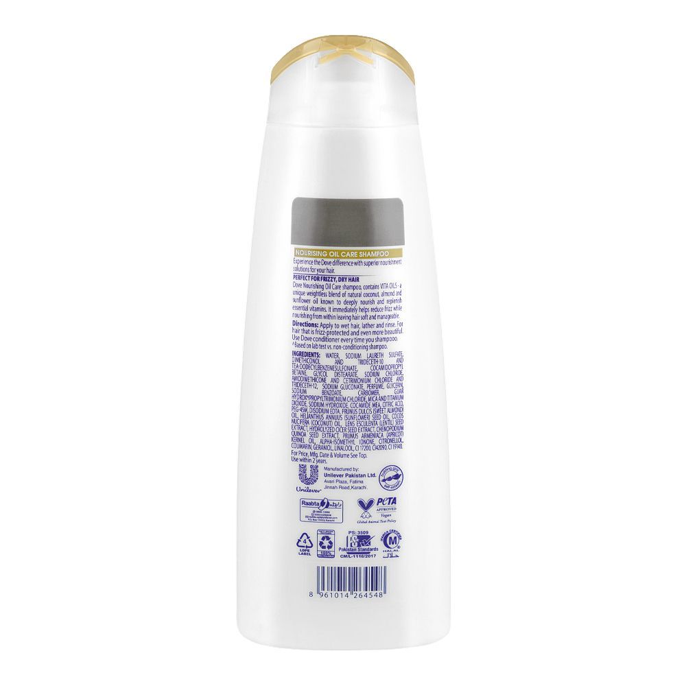 Dove Damage Therapy Nourishing Oil Bio-Protein Care Shampoo For Dry Hair 360ml