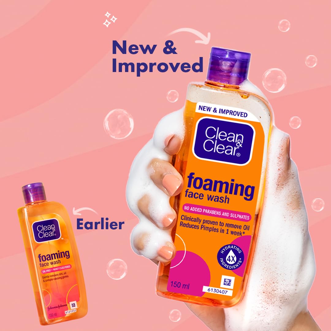 Clean & Clear Foaming Facewash 50 ml