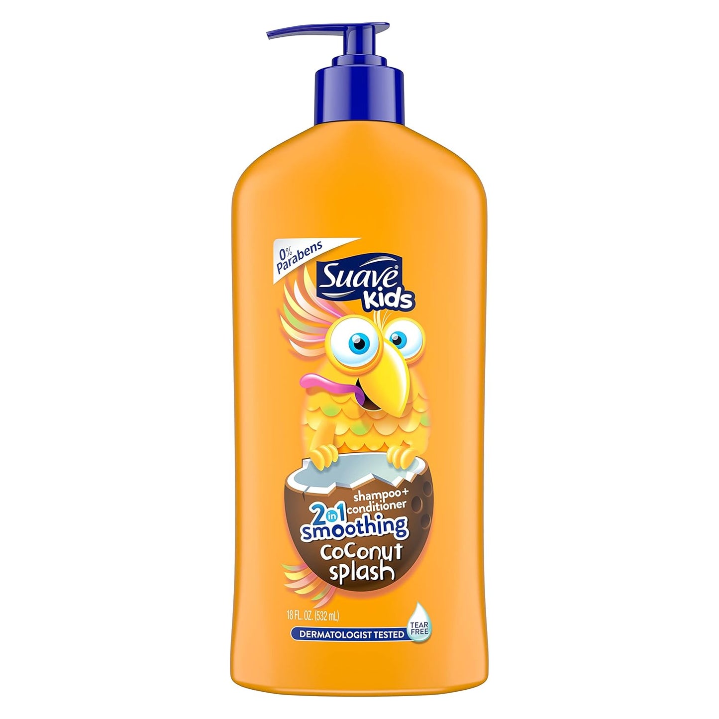 Suave Kids Coconut Splash 2 In 1 532 ml