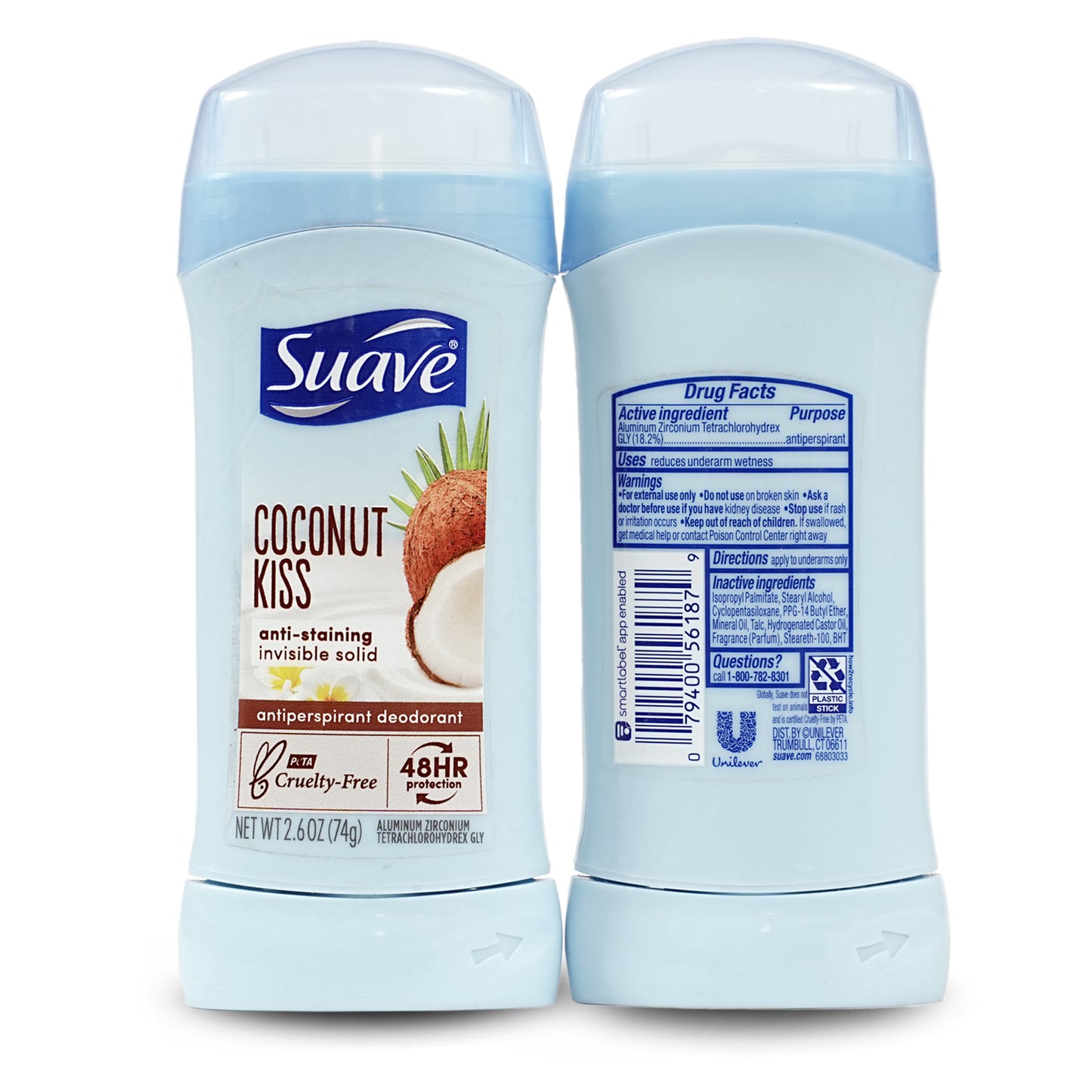 Suave Deodorant Stick Coconut Kiss 74 gm