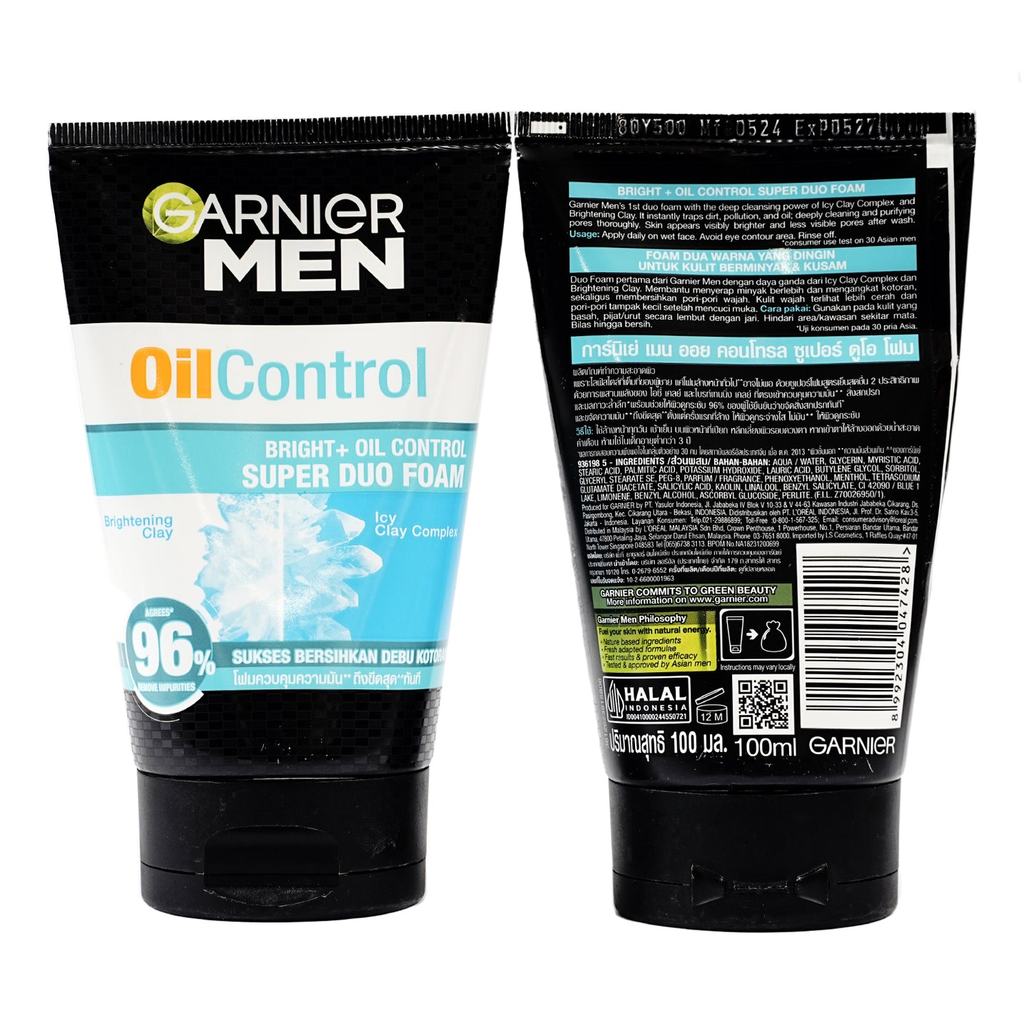 Garnier Men Oil Control Super Duo Foam 100 ml