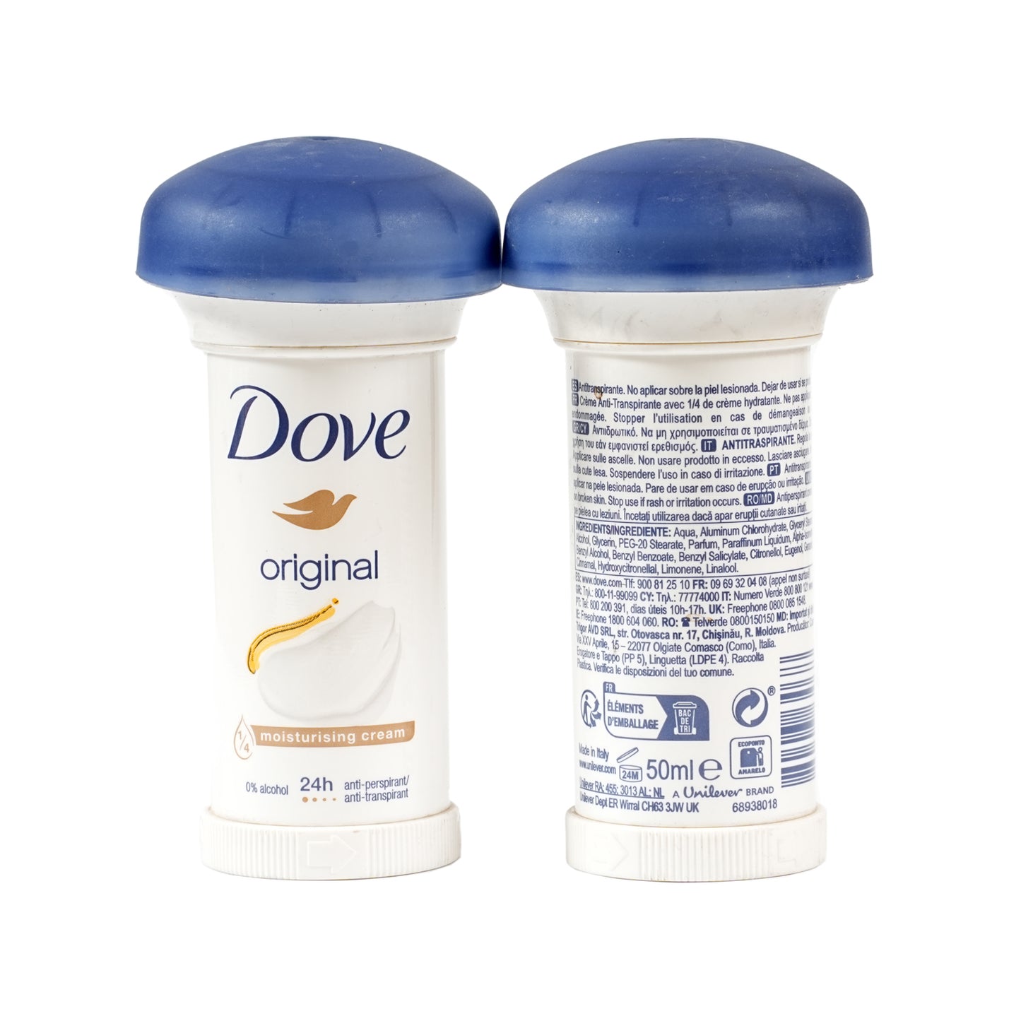 Dove Deodorant Underaram Cream Original 50 ml