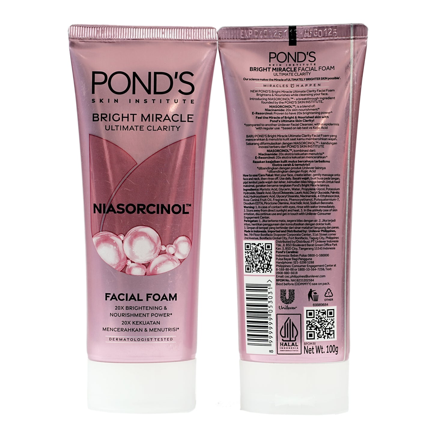 Ponds Niasorcinol Facial Foam 100 gm