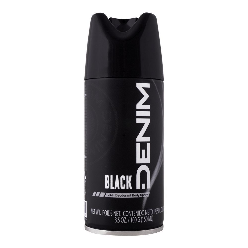 Denim Black Deodorant Body Spray For Men 150ml