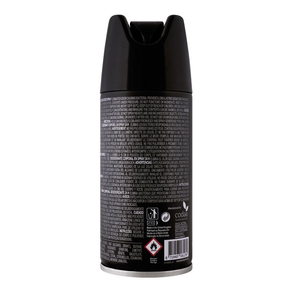 Denim Black Deodorant Body Spray For Men 150ml