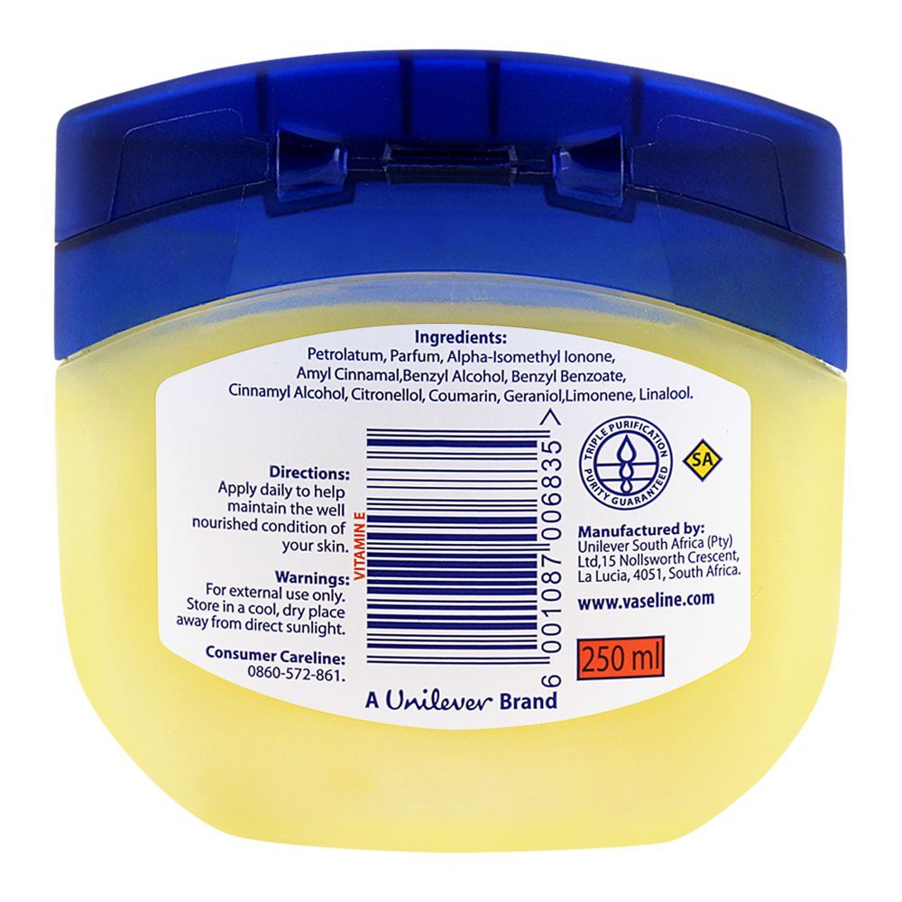 Vaseline Petroleum Jelly Vitamin E 250ml