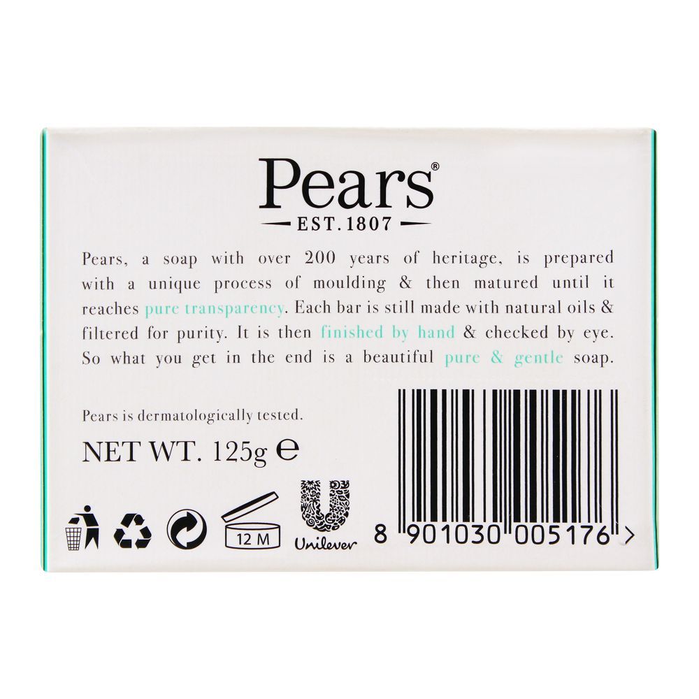 Pears Transparent Soap With Mint Extracts 125g