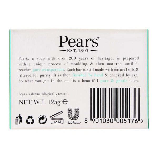 Pears Transparent Soap With Mint Extracts 125g
