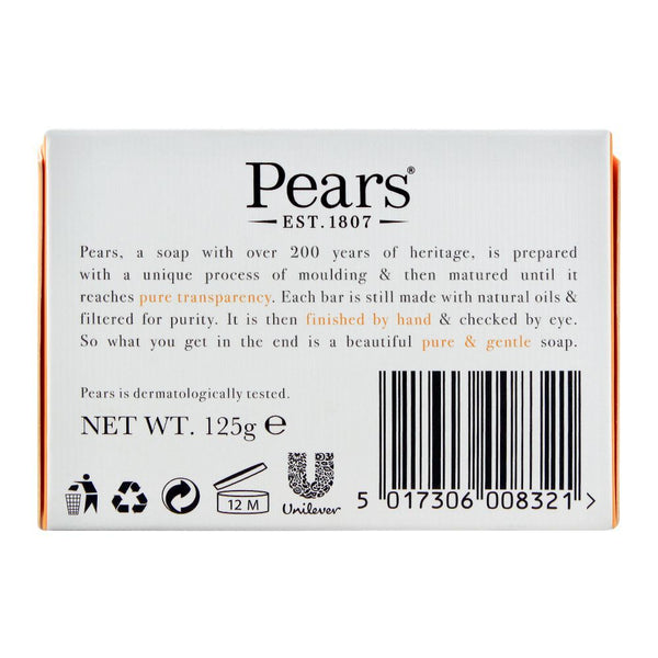 Pears Transparent Soap With Natural Oils 125g
