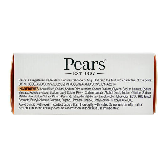Pears Transparent Soap With Natural Oils 125g