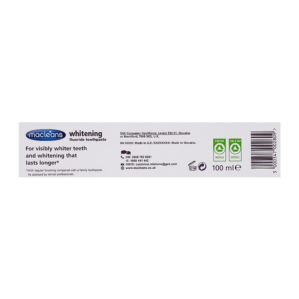 Macleans Whitening Toothpaste 100 ml
