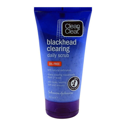 Clean & Clear Blackhead Clearing Daily Face Scrub,  150ml