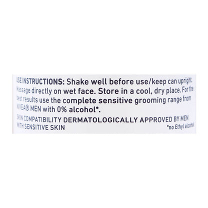 Nivea Men Shaving Foam Sensitive 200ml