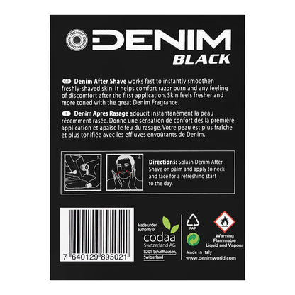Denim Black After Shave 100ml