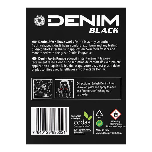 Denim Black After Shave 100ml