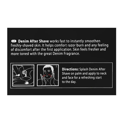 Denim Black After Shave 100ml
