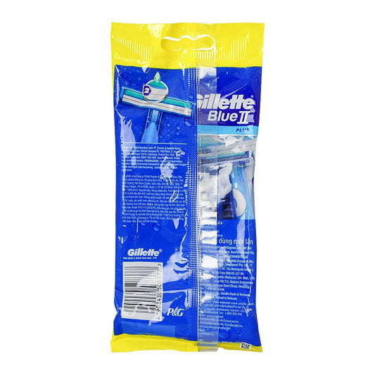 Gillette Blue II Plus Disposable Razors, 6-Pack