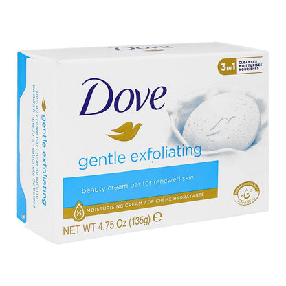 Dove Gentle Exfoliating Soap For Renewed Skin 135g