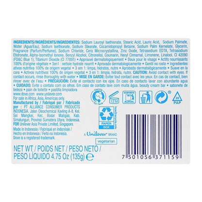 Dove Gentle Exfoliating Soap For Renewed Skin 135g