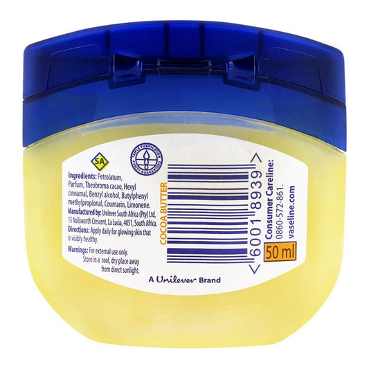Vaseline Petroleum Jelly Cocoa Butter 50ml