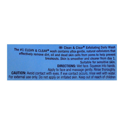 Clean & Clear Exfoliating Daily Wash, Oil Free, 150ml