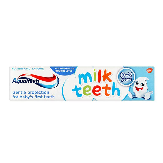 Aquafresh Milk Teeth Toothpaste, 0-2 Years, 50ml