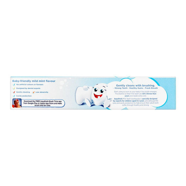 Aquafresh Milk Teeth Toothpaste, 0-2 Years, 50ml