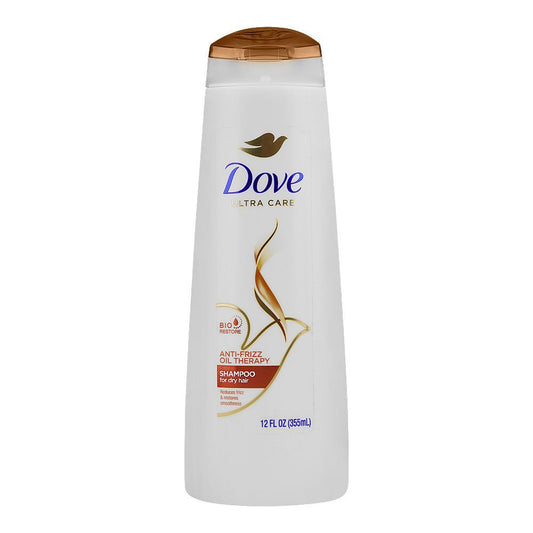 Dove Ultra Care Anti-Frizz Oil Therapy Shampoo For Frizzy Hair 355ml