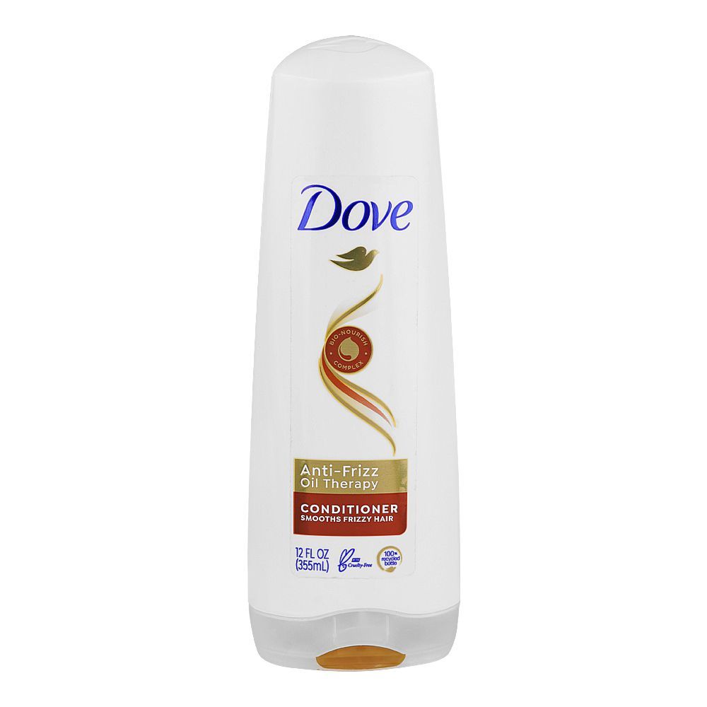 Dove Anti-Frizz Oil Therapy Conditioner For Frizzy Hair 355m