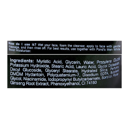 Pond's Men Bright Boost Facial Scrub 100 gm