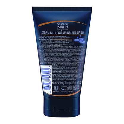 Vaseline Men Anti Dullnes Face Scrub 100gm
