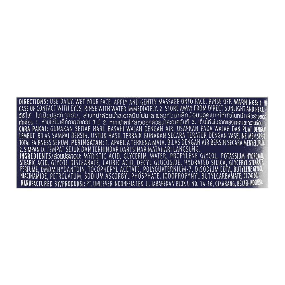 Vaseline Men Anti Dullnes Face Scrub 100gm