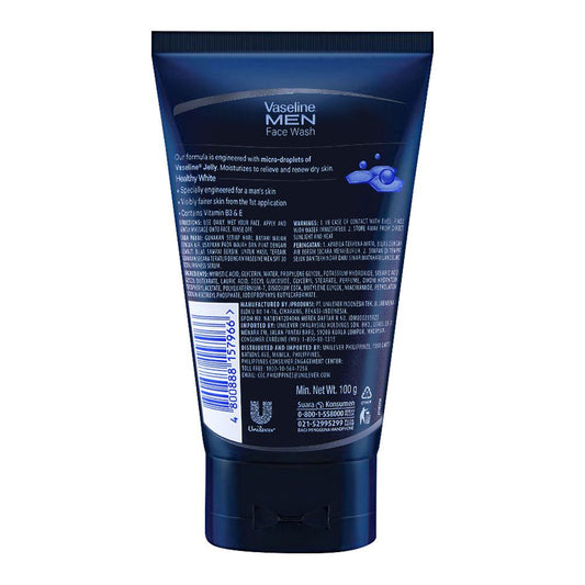 Vaseline Men Healthy White Face Wash 100gm