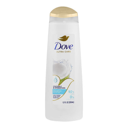 Dove Ultra Care Coconut & Hydration Shampoo For Dry Hair 355ml