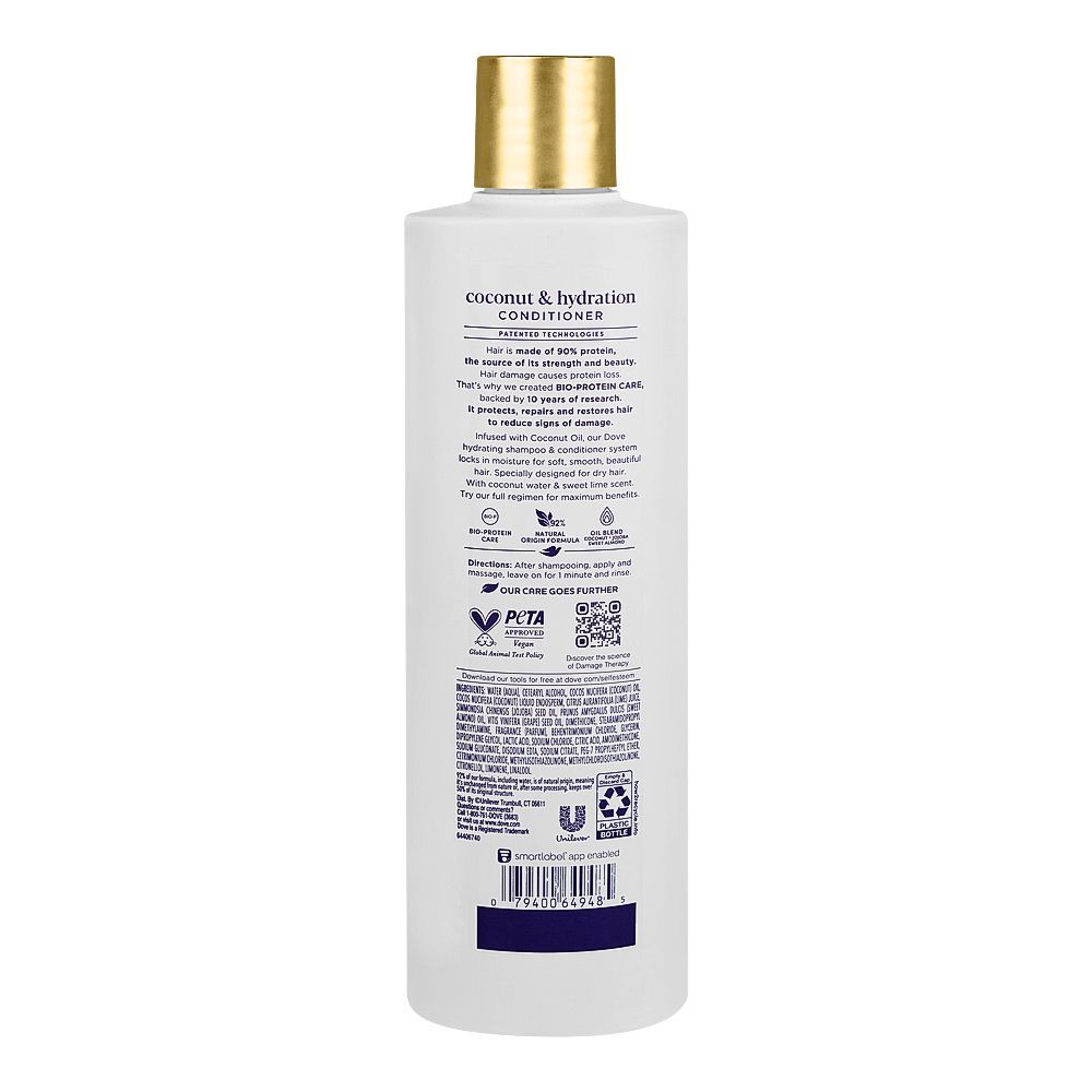 Dove Coconut & Hydration Conditioner 355ml