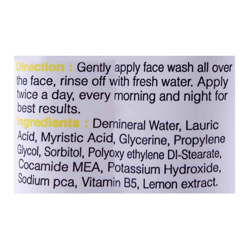 YC Whitening Face Wash Lemon Extract 100ml