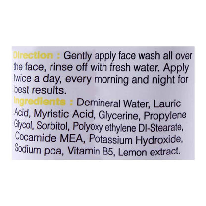 YC Whitening Face Wash Lemon Extract 100ml