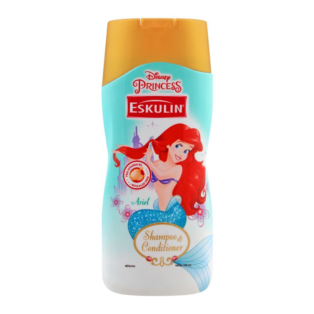 Disney Eskulin Kids Ariel Shampoo & Conditioner 200ml