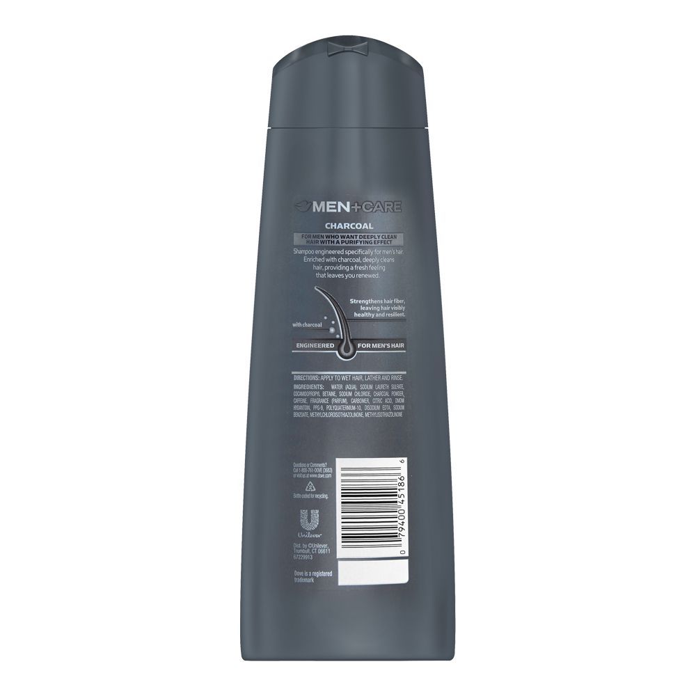 Dove Men+Care Fortifying Charcoal Shampoo  355ml