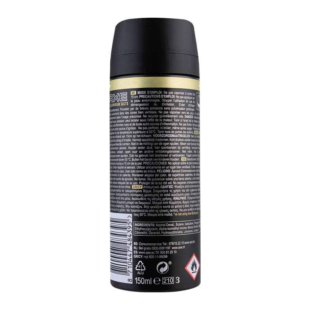 Axe Deodorant Spray For Men Gold 150ml