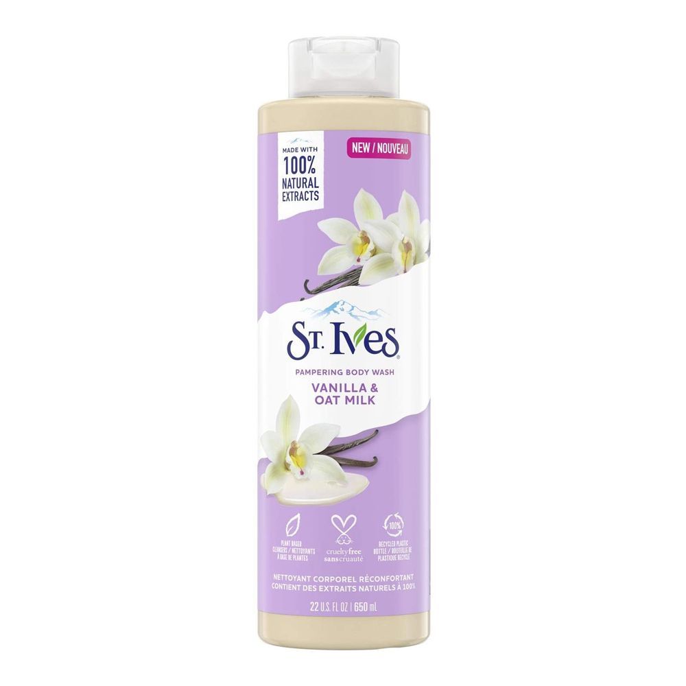 St. Ives Vanilla & Oat Milk Pampering Body Wash 650ml