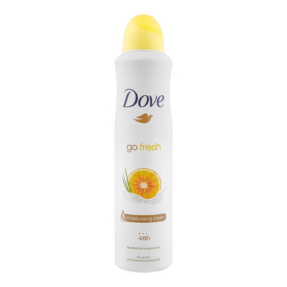 Dove Go Fresh Grapefruit & Lemongrass Scent Women Deodorant Spray 250ml