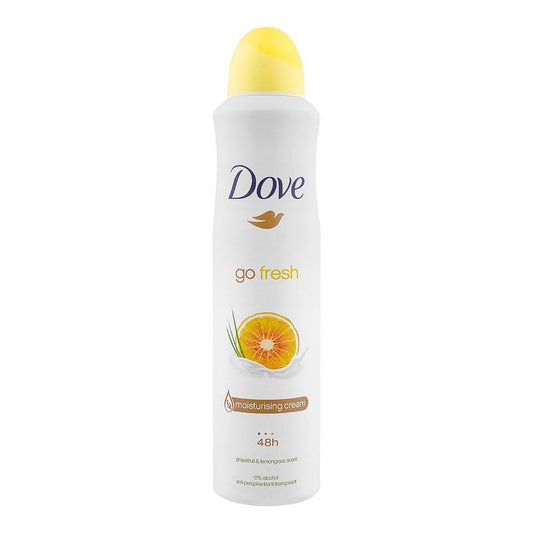 Dove Go Fresh Grapefruit & Lemongrass Scent Women Deodorant Spray 250ml