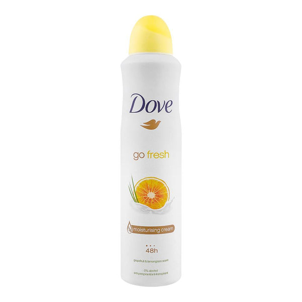 Dove Go Fresh Grapefruit & Lemongrass Scent Women Deodorant Spray 250ml
